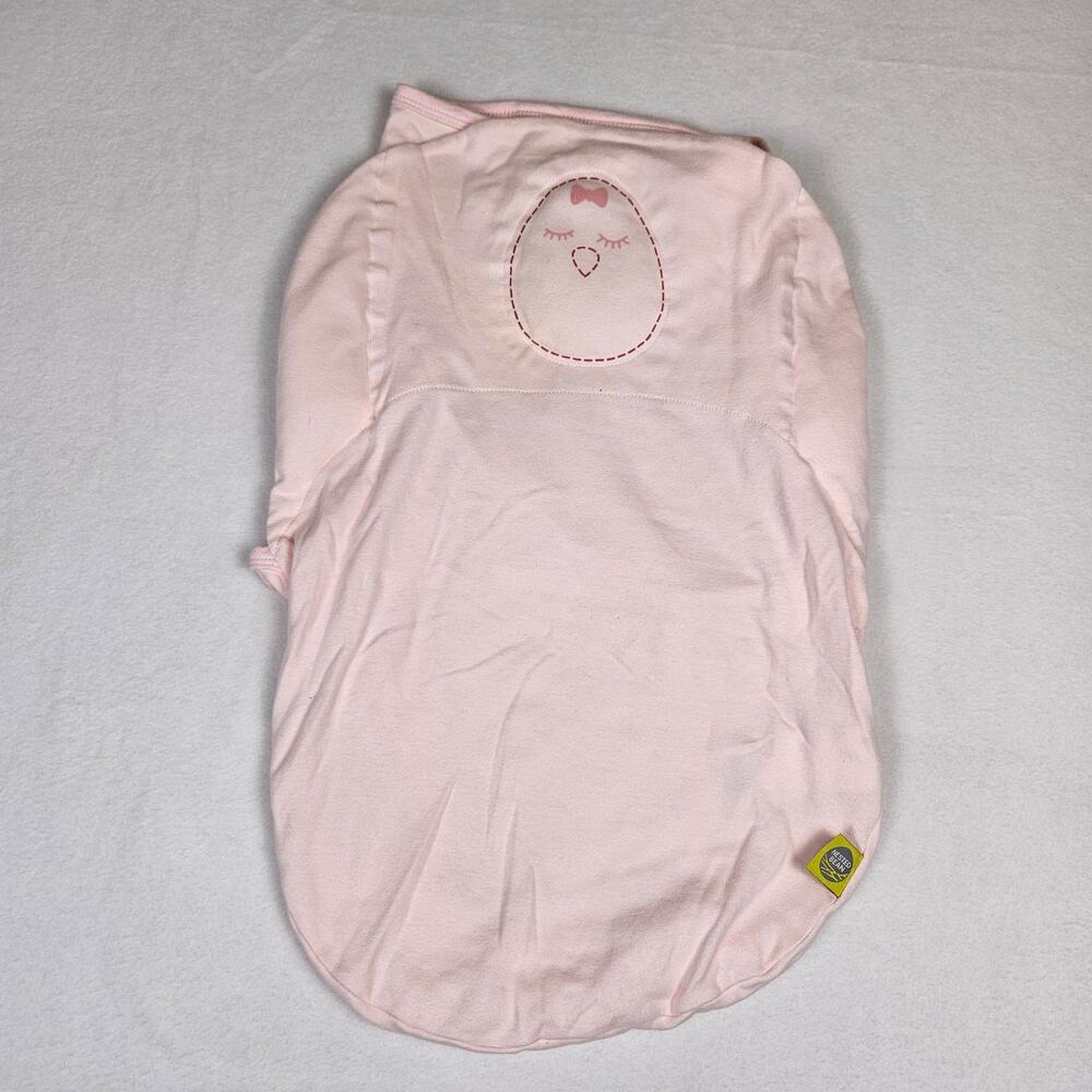 Nested Bean Zen Swaddle Classic Size Small 0-6 Months Baby Sleep Cotton Pink